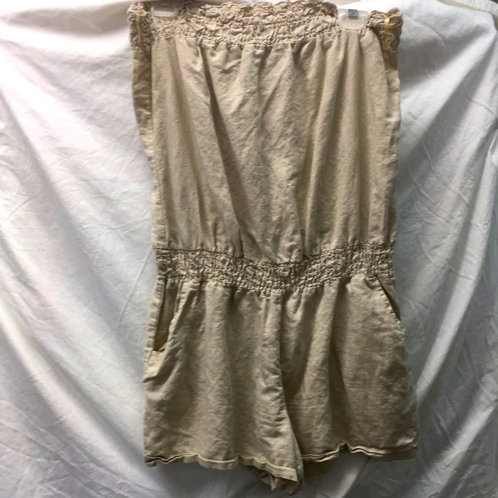 Dbl gathered romper ladies sz XL